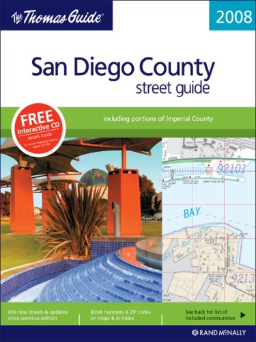 The Thomas Guide 2008 San Diego County, California: Street Guide (Thomas Guides) - Wide World Maps & MORE! - Book - Brand: Thomas Brothers Maps - Wide World Maps & MORE!