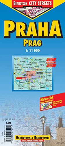 Berndtson & Berndtson Prague / Praha / Prag City Streets Map - Wide World Maps & MORE! - Book - Wide World Maps & MORE! - Wide World Maps & MORE!