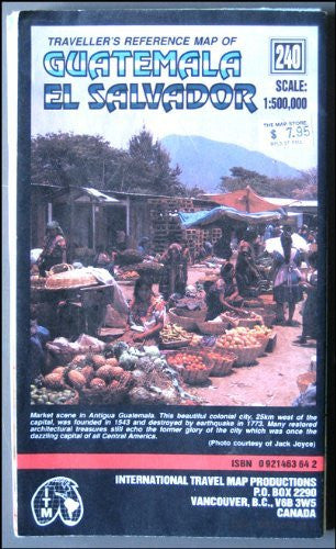 Traveller's Reference Map of Guatemala El Salvador - Wide World Maps & MORE! - Book - Wide World Maps & MORE! - Wide World Maps & MORE!