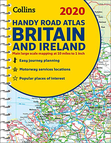 2020 Collins Handy Road Atlas Britain and Ireland - Wide World Maps & MORE!