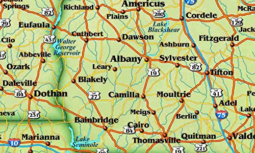 Southeastern United States Jumbo-Size Wall Map - Wide World Maps & MORE! - Map - Wide World Maps & MORE! - Wide World Maps & MORE!