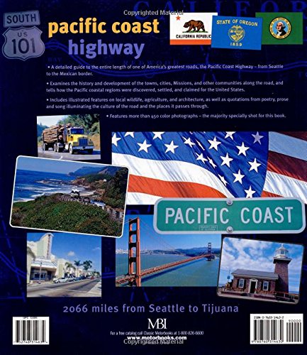 Pacific Coast Highway: 2,066 Miles from Olympia to Tijuana (Purple Book) - Wide World Maps & MORE!