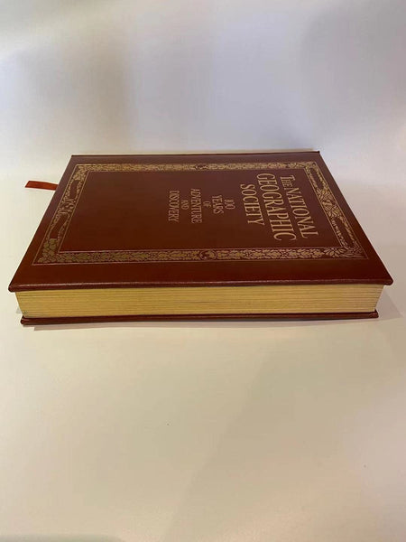 The National Geographic Society 100 Years of Adventure and Discovery [Leather Bound] C.D.B. Bryan - Wide World Maps & MORE!