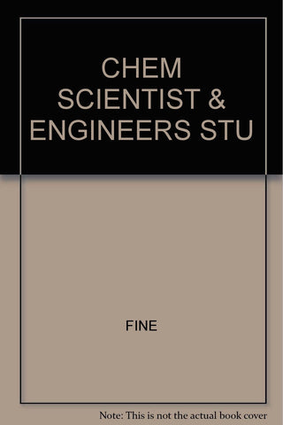 CHEM SCIENTIST & ENGINEERS STU [Paperback] FINE - Wide World Maps & MORE!