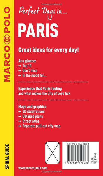 Paris Marco Polo Spiral Guide (Marco Polo Spiral Guides) - Wide World Maps & MORE! - Book - Wide World Maps & MORE! - Wide World Maps & MORE!