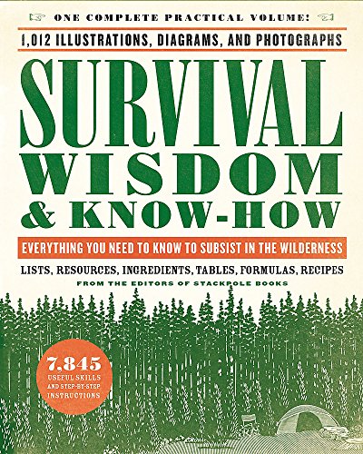 Survival Wisdom & Know-How: Everything You Need to Know to Subsist in the Wilderness - Wide World Maps & MORE!