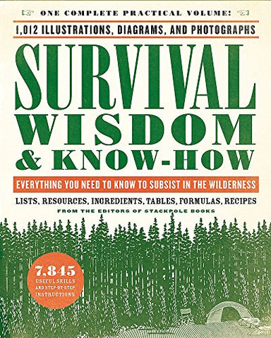 Survival Wisdom & Know-How: Everything You Need to Know to Subsist in the Wilderness - Wide World Maps & MORE!