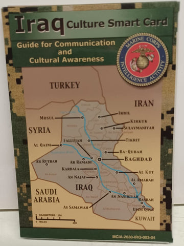 Iraq Culture Smart Card : Guide for Communication and Cultural Awareness (Laminated and Foldable) [Unknown Binding] - Wide World Maps & MORE!