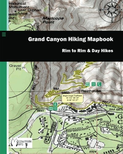 Grand Canyon Hiking Mapbook: Rim to Rim and Day Hikes - Wide World Maps & MORE! - Book - Wide World Maps & MORE! - Wide World Maps & MORE!