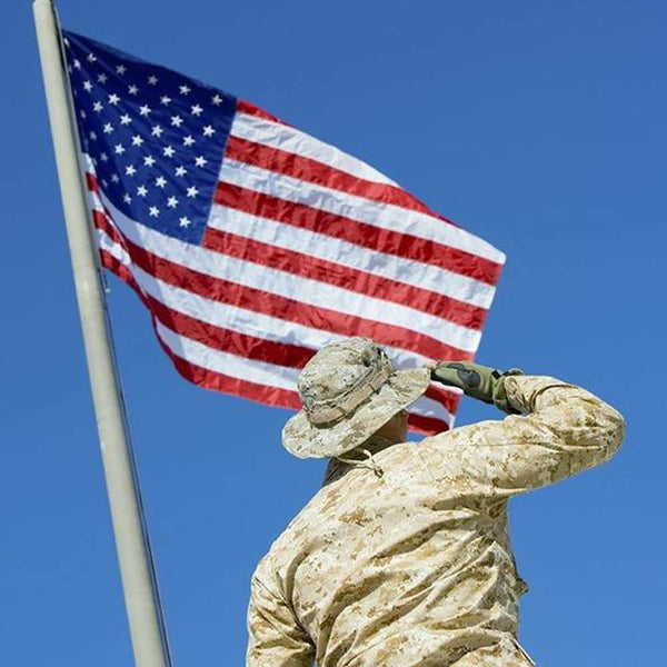 USA American 5 × 3 ft Nylon 150D Flag U.S.A. 5'×3' - Wide World Maps & MORE!