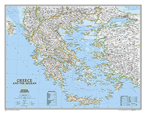 Greece Classic [Tubed] (National Geographic Reference Map) by National Geographic Maps - Reference (2016-01-08) - Wide World Maps & MORE!