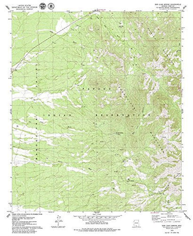 San Juan Spring, Arizona 7.5' - Wide World Maps & MORE!