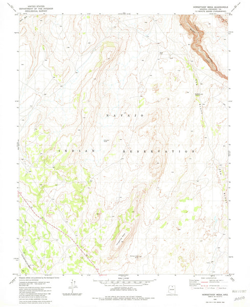 HORSETHIEF MESA, Arizona (7.5'×7.5' Topographic Quadrangle) - Wide World Maps & MORE! - Map - Wide World Maps & MORE! - Wide World Maps & MORE!