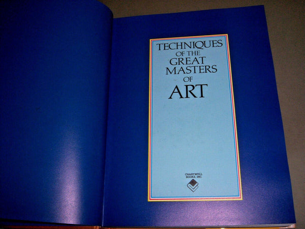 Techniques of the Great Masters of Art Januszczak, Waldemar - Wide World Maps & MORE!