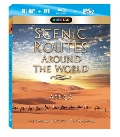 Scenic Routes Around the World: Africa [Blu-ray] - Wide World Maps & MORE! - DVD - Questar - Wide World Maps & MORE!
