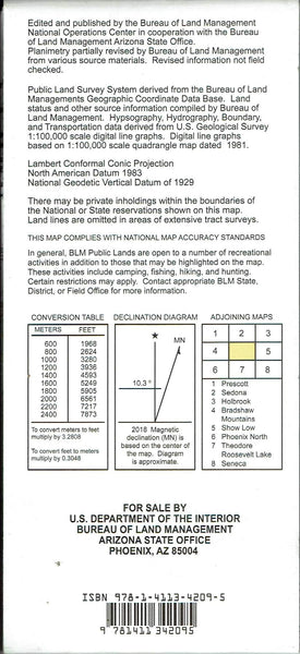 Payson Surface Management Status 1:100,000-Scale Topographic Map - Wide World Maps & MORE! - Map - United States Department of the Interior - Wide World Maps & MORE!