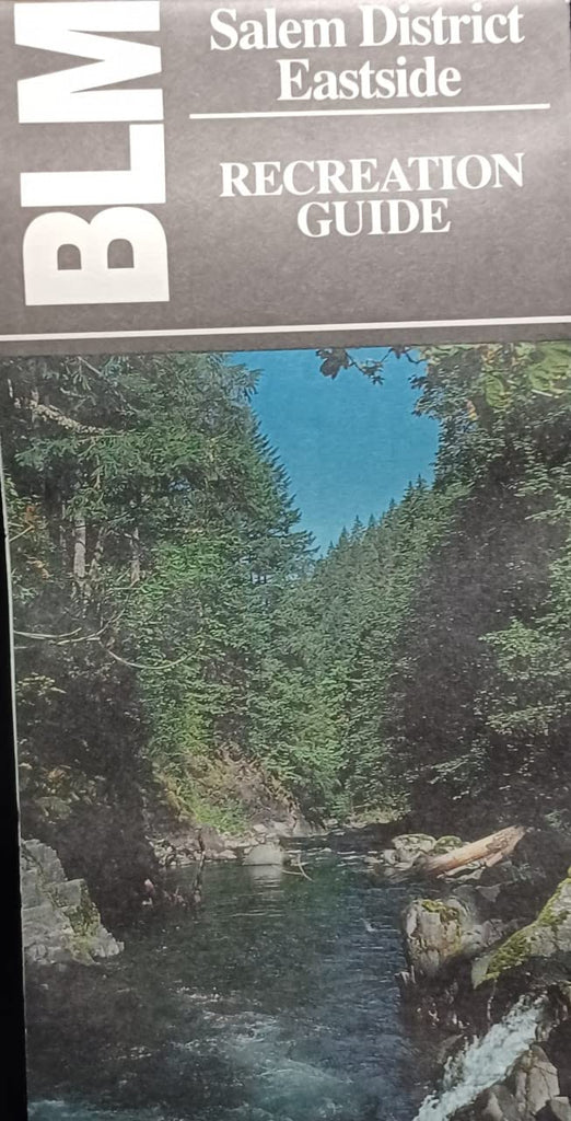 Salem (Oregon) Eastside Regcreation Guide and Map [Map] BLM staff - Wide World Maps & MORE!