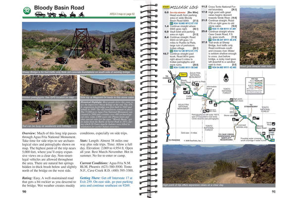 Guide to Arizona Backroads & 4-Wheel-Drive Trails 3rd Edition - Wide World Maps & MORE! - Book - Funtreks Inc. - Wide World Maps & MORE!