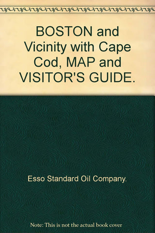 BOSTON and Vicinity with Cape Cod, MAP and VISITOR'S GUIDE - Wide World Maps & MORE! - Book - Wide World Maps & MORE! - Wide World Maps & MORE!
