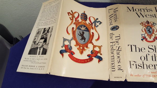 1963 The SHOES of the FISHERMAN Hardcover Book by MORRIS WEST 3rd Printing [Hardcover] - Wide World Maps & MORE!