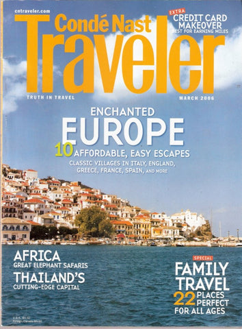 Conde' Nast Traveler March 2006 - Wide World Maps & MORE! - Book - Wide World Maps & MORE! - Wide World Maps & MORE!