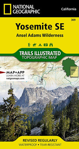 Yosemite SE: Ansel Adams Wilderness (National Geographic Trails Illustrated Map) - Wide World Maps & MORE! - Map - National Geographic Maps - Wide World Maps & MORE!