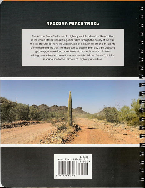 Arizona Peace Trail Atlas 2nd Edition (Updated Edition!) [Spiral-bound] Connected Horizons LLC and Arizona Peace Trail Inc. - Wide World Maps & MORE!