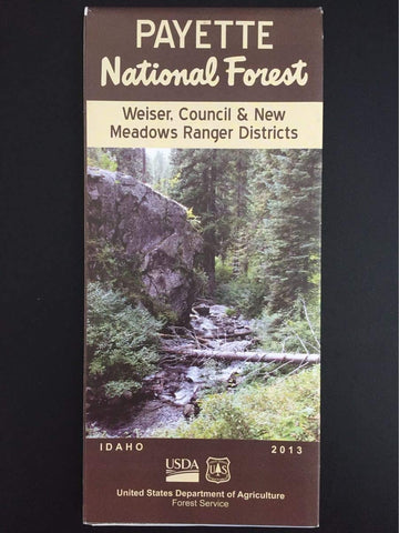 Payette National Forest - Weiser, Council & New Meadows Ranger Districts Map - Wide World Maps & MORE! - Book - Wide World Maps & MORE! - Wide World Maps & MORE!