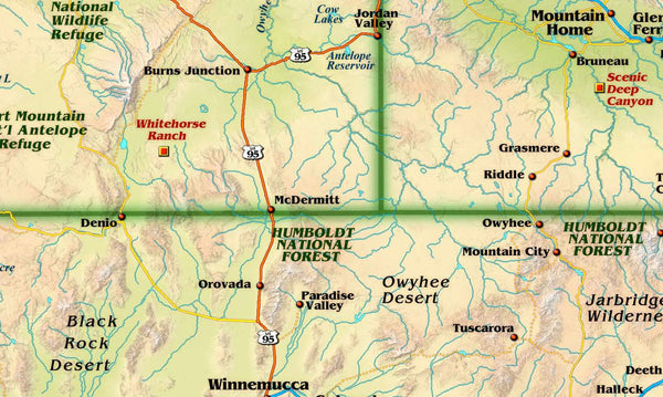 Northwestern United States Jumbo-Size Wall Map - Wide World Maps & MORE! - Map - Wide World Maps & MORE! - Wide World Maps & MORE!