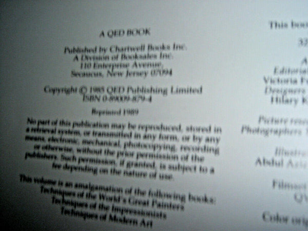 Techniques of the Great Masters of Art Januszczak, Waldemar - Wide World Maps & MORE!