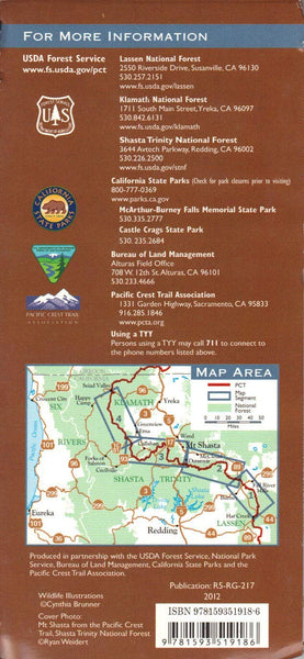 Klamath / South Cascades: Old Station to Seiad Valley - Wide World Maps & MORE! - Map - United States Department of Agriculture - Wide World Maps & MORE!