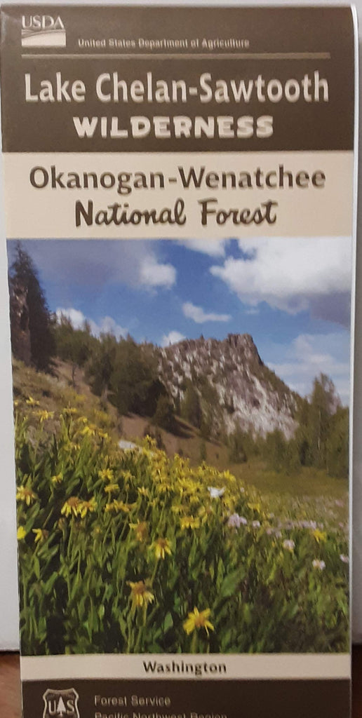 Lake Chelan-Sawtooth Wilderness : Okanogan/Wenatchee National Forest (SuDoc A 13.28:L 14 chel) - Wide World Maps & MORE! - Book - Wide World Maps & MORE! - Wide World Maps & MORE!