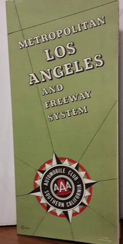 METROPOLITAN LOS ANGELES and FREEWAY SYSTEM. Map. - Wide World Maps & MORE! - Book - Wide World Maps & MORE! - Wide World Maps & MORE!