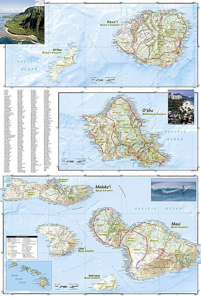 Hawaii (National Geographic Adventure Map, 3111) - Wide World Maps & MORE!