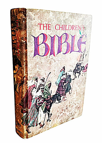 The Children's Bible 1965 (The Children's Bible (Old and New Testament... [Hardcover] Golden Press; Rev. Joseph A. Grispino, S.M., S.S.L.; Dr. Samuel Terrien, Th.D. and Rabbi David H. Wice - Wide World Maps & MORE!