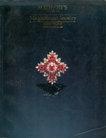 Magnificent Jewelry: Auction April 22 and 23, 1985 - Sale 5303 [Paperback] Sotheby's - Wide World Maps & MORE!