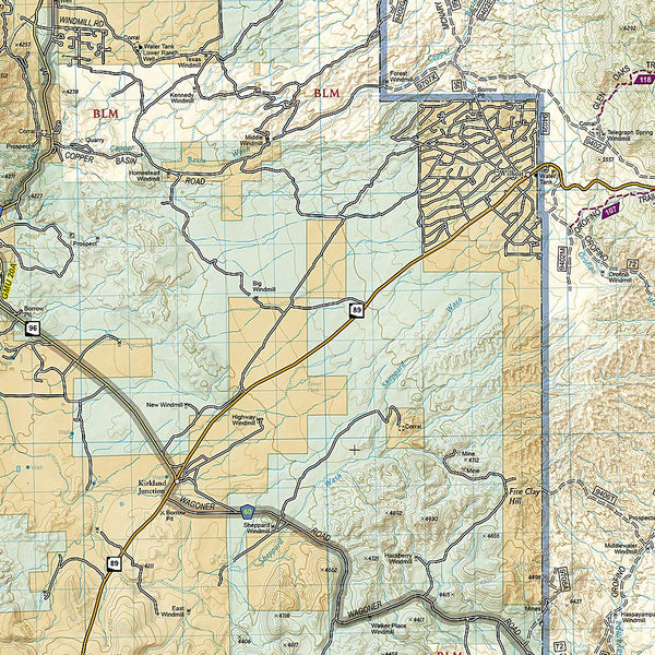 Bradshaw Mountains [Prescott National Forest] (National Geographic Trails Illustrated Map) - Wide World Maps & MORE! - Map - National Geographic Maps - Wide World Maps & MORE!