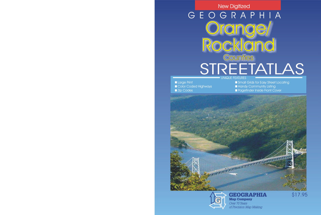 Orange/Rockland Cos, NY Atlas - Wide World Maps & MORE!