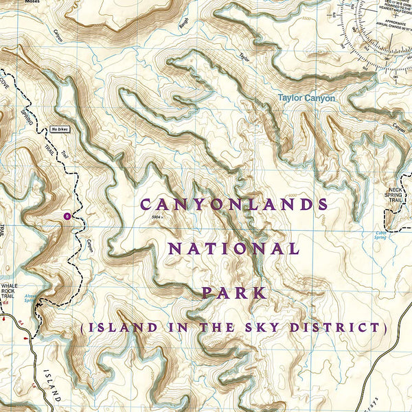 Island in the Sky District: Canyonlands National Park (National Geographic Trails Illustrated Map, 310) - Wide World Maps & MORE! - Map - National Geographic Maps - Wide World Maps & MORE!