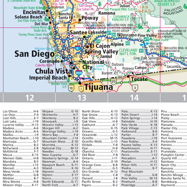 Rand McNally Easy To Fold: Southern California Laminated Map [Map] Rand McNally - Wide World Maps & MORE!