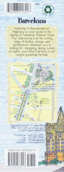 MapEasy's Guidemap to Barcelona - Wide World Maps & MORE! - Book - MapEasy - Wide World Maps & MORE!