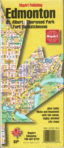 Edmonton | St. Albert | Sherwood Park | Fort Saskatchewan - Wide World Maps & MORE! - Book - Wide World Maps & MORE! - Wide World Maps & MORE!