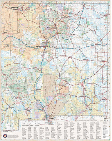 Benchmark 05-1 New Mexico - Wide World Maps & MORE!