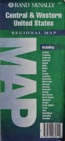 Rand McNally Central and Western United States [Collectible - Very Good] - Wide World Maps & MORE! - Map - Rand McNally & Company - Wide World Maps & MORE!