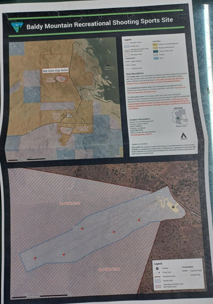 Recreational SHOOTING SPORTS Sites near Phoenix, Arizona [Map] Public Lands Group - Wide World Maps & MORE!