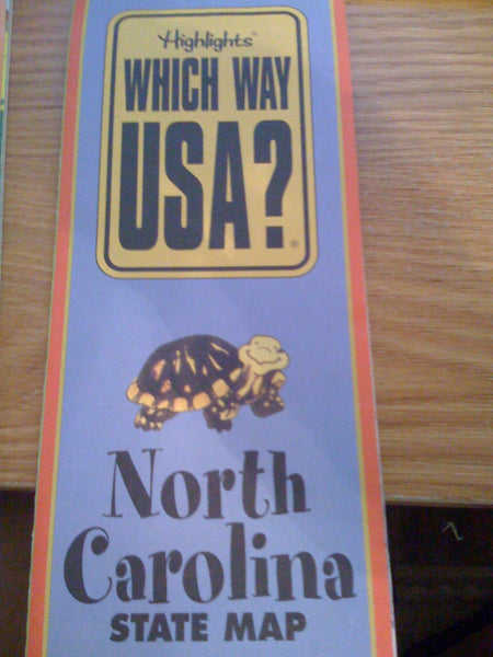 Highlights Which Way USA? North Carolina Puzzle Book and Map Set (Highlights Which Way USA?, 1208-A) - Wide World Maps & MORE! - Book - Wide World Maps & MORE! - Wide World Maps & MORE!