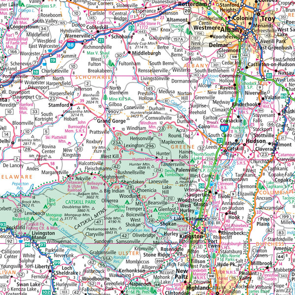 Rand McNally Easy To Fold: New York State Laminated Map Rand McNally - Wide World Maps & MORE!