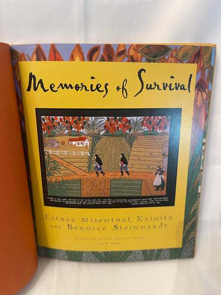 Memories of Survival [Hardcover] Krinitz, Esther Nisenthal and Steinhardt, Bernice - Wide World Maps & MORE!