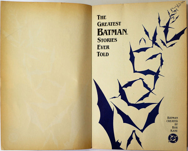 The Greatest Batman Stories Ever Told DC Comics - Wide World Maps & MORE!