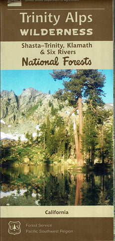 Trinity Alps Wilderness (Shasta-Trinity, Klamath, & Six Rivers National Forests) - Wide World Maps & MORE! - Map - United States Department of Agriculture - Wide World Maps & MORE!